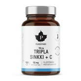 Puhdistamo Tripla Sinkki 15 mg + C 120 kaps.
