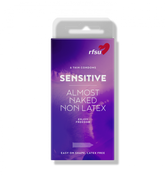 RFSU Sensitive Almost Naked Non Latex kondomi 6 kpl