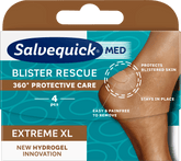 Salvequick Blister Rescue Extreme XL - Rakkolaastari 4 kpl