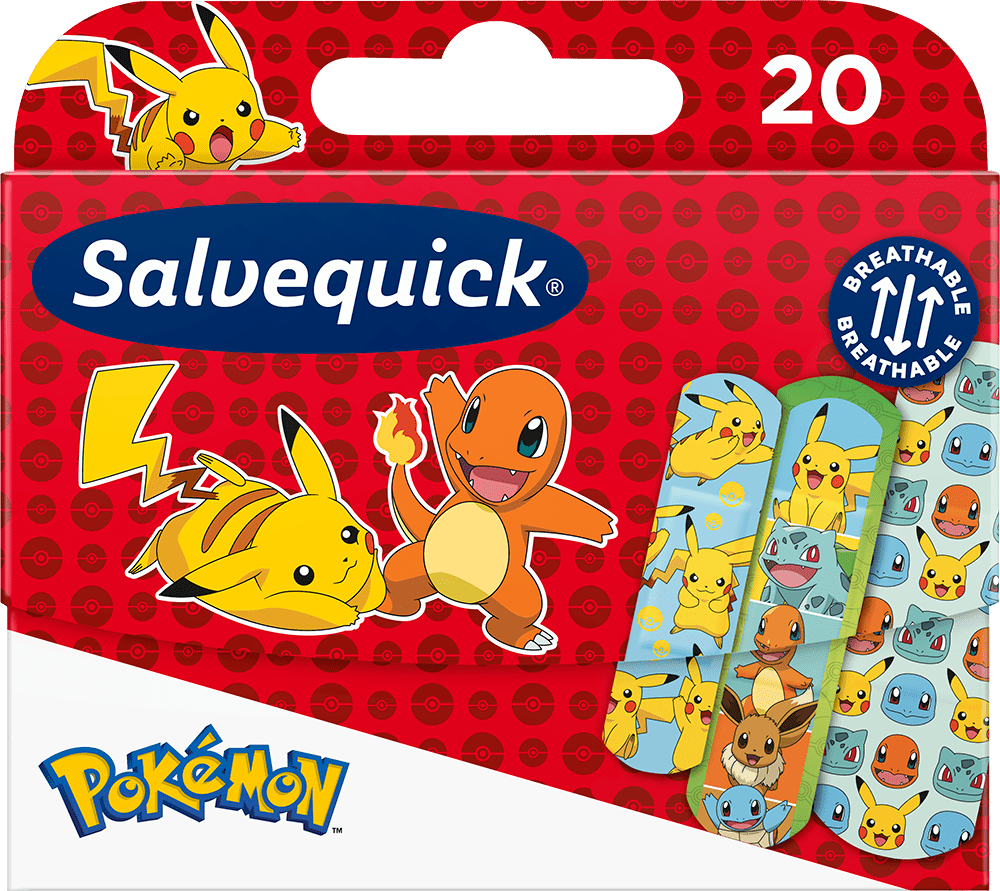 Salvequick Pokemon Laastarit 20 kpl