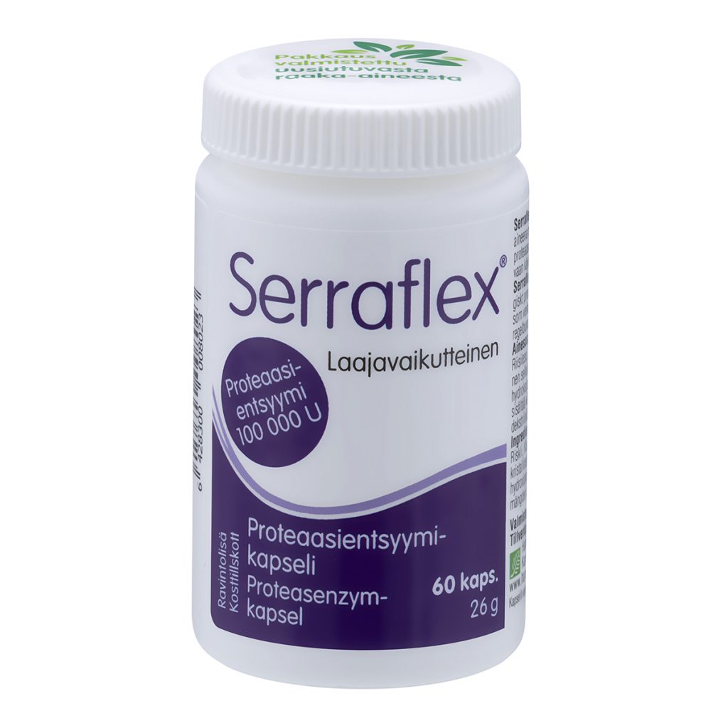 Serraflex  - Proteaasientsyymi kapselit 60 kaps.