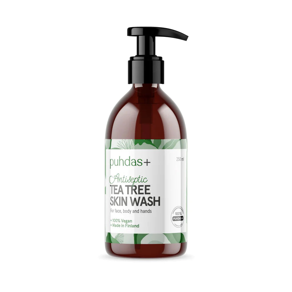 Puhdas+ Antiseptic Tea Tree Skin Wash - Teepuusaippua 250 ml