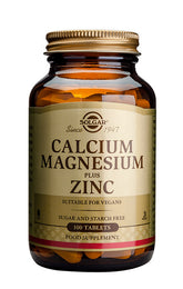 Solgar Calcium Magnesium Plus Zink - kalsium-magnesium-sinkki 100 tabl.