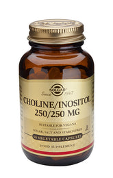 Solgar Choline /inositoli 250/250 mg - Koliini 50 kaps.