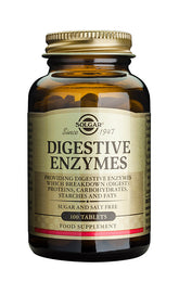 Solgar Digestive Enzymes - entsyymivalmiste - 100 tabl.