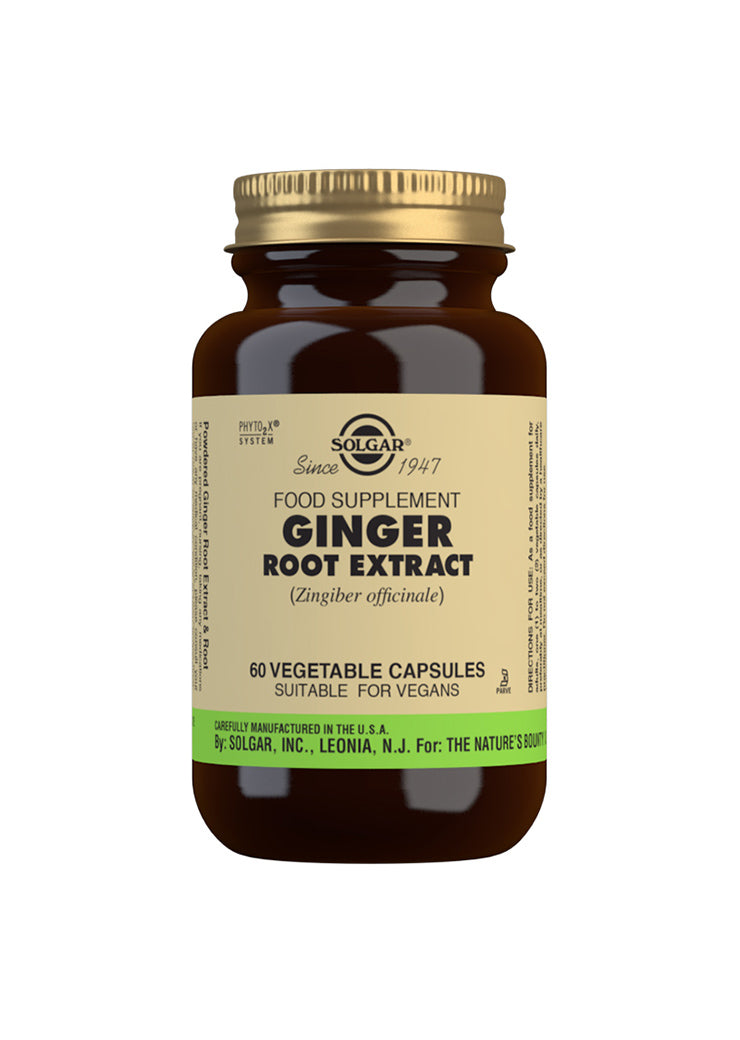 Solgar Ginger Root Extract - inkiväärin juuriuute 60 kaps.