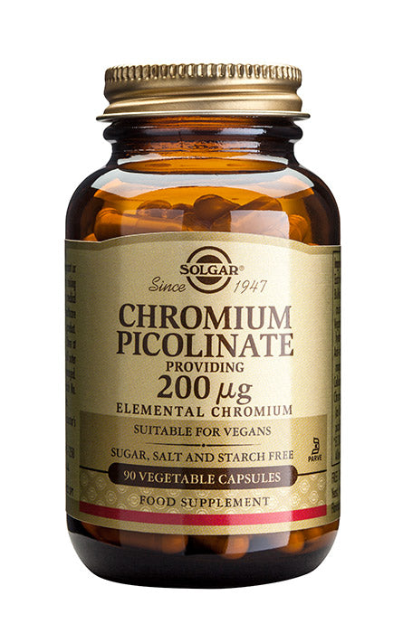Solgar Chromium Picolinate 200 µg - kromi - pikolinaatti