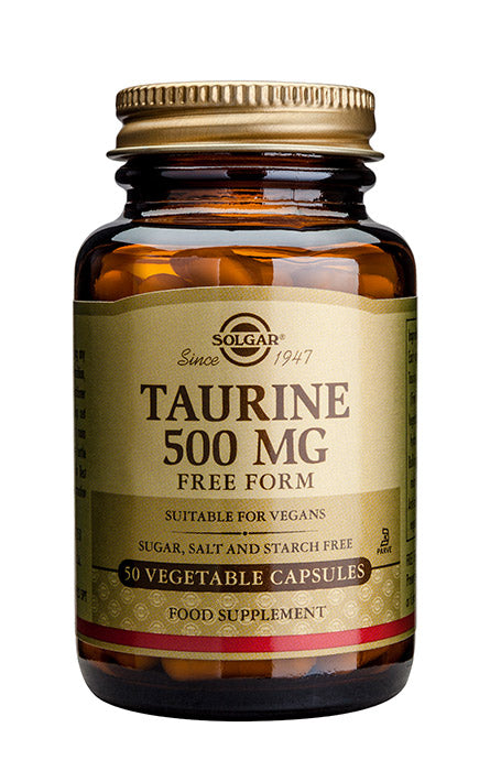 Solgar Taurine 500 mg 50 kaps. - Aminohappovalmiste