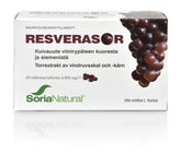Soria Natural Resverasor - Resveratrolivalmiste 60 tabl. - Sinunapteekki.fi