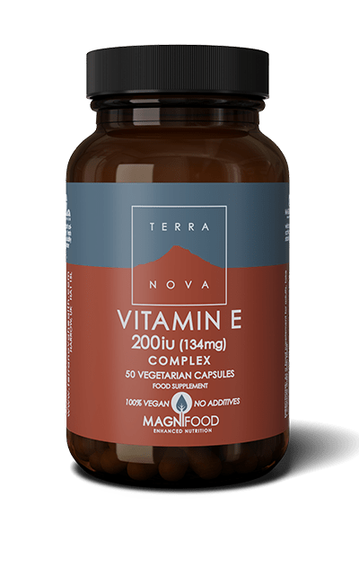 Terranova Vitamin E 134 mg - E-vitamiini 50 kaps.