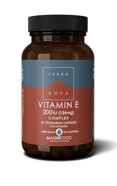 Terranova Vitamin E 134 mg - E-vitamiini 50 kaps.