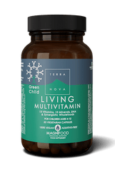 Terranova Living Multivitamin Green Child 50 kaps. - poistuu - Sinunapteekki.fi