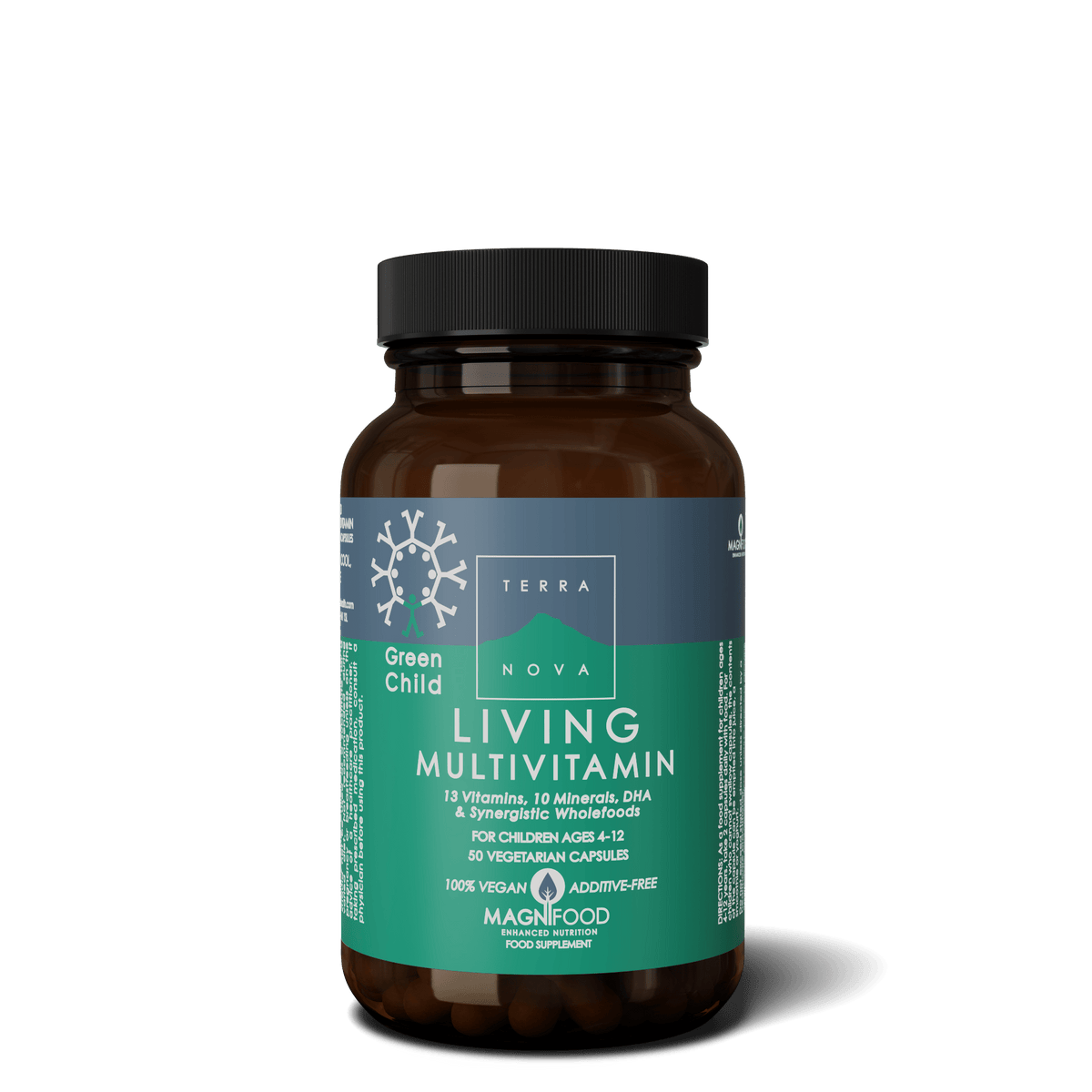 Terranova Living Multivitamin Green Child 100 kaps. - lasten monivitamiini