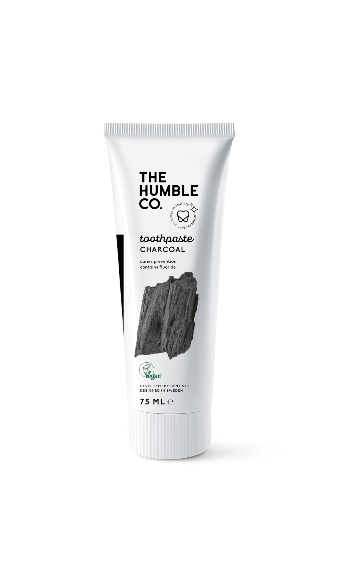 The Humble Co Charcoal Natural Toothpaste - Hiilihammastahna 75 ml