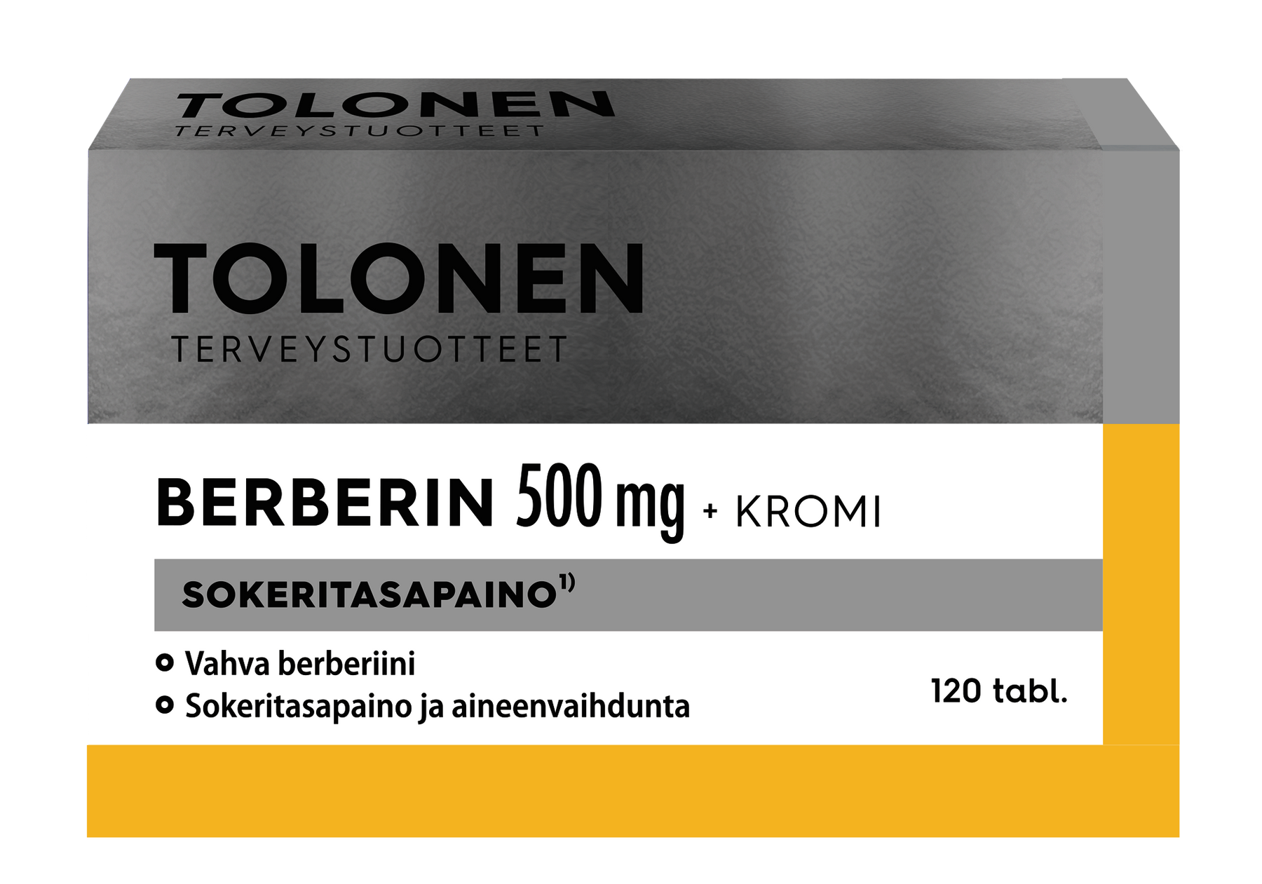 Tolonen Berberin 500 mg + Kromi 120 tabl. - toimituskatkos, ei tietoa milloin saa lisää