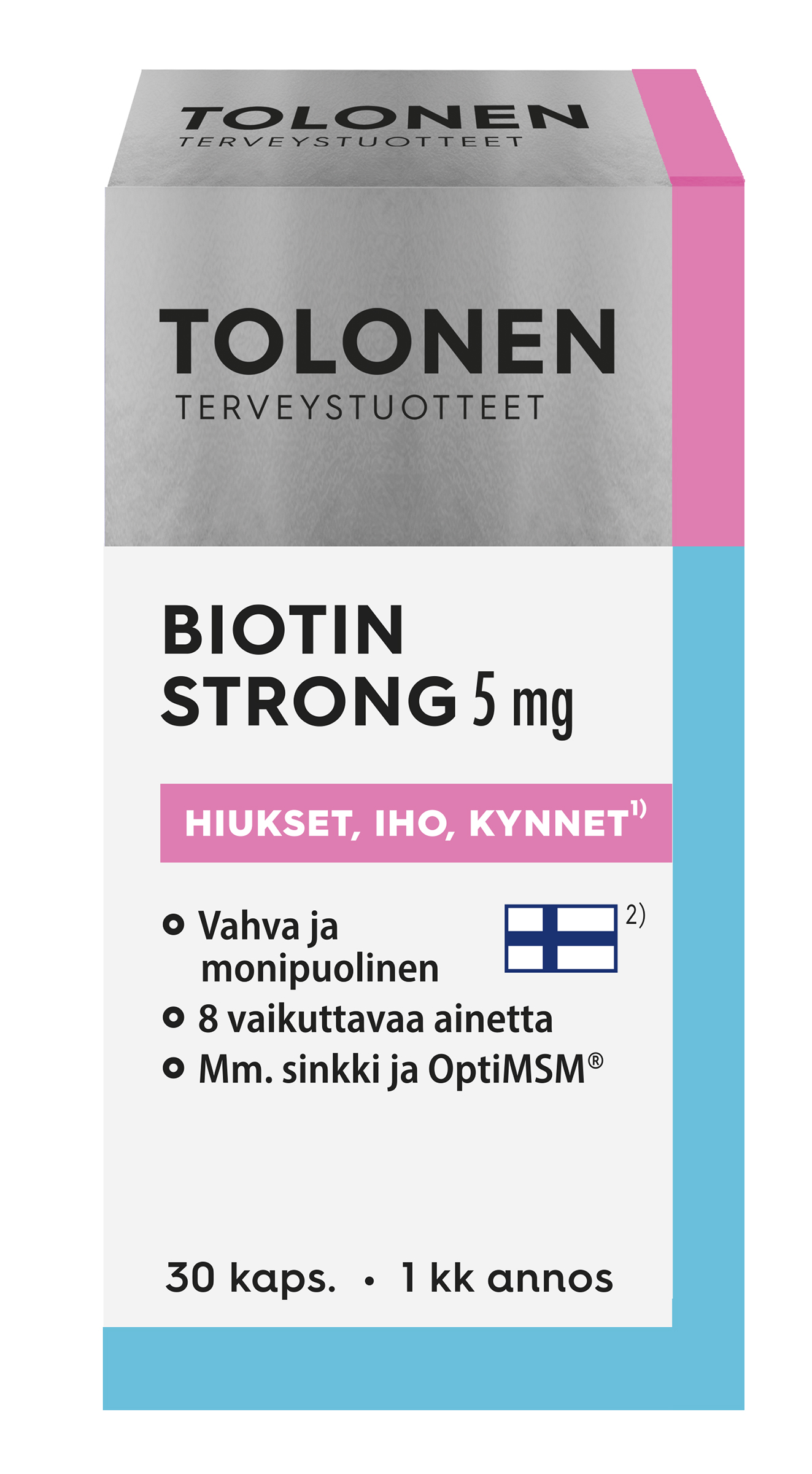 Tolonen Biotin Strong 5 mg 30 kaps.