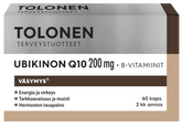 Tolonen Ubikinon Q10 200 mg + B-vitamiinit 60 kaps. - Päiväys 05/2024