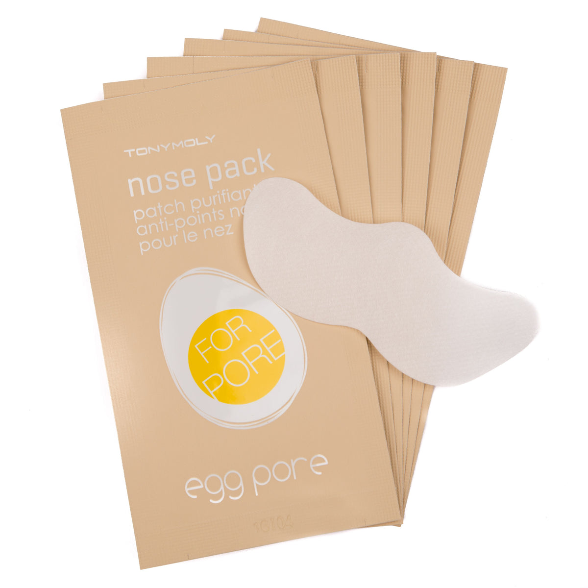 Tonymoly Egg Pore Nose Pack Package - Mustapäälaastari 7 kpl