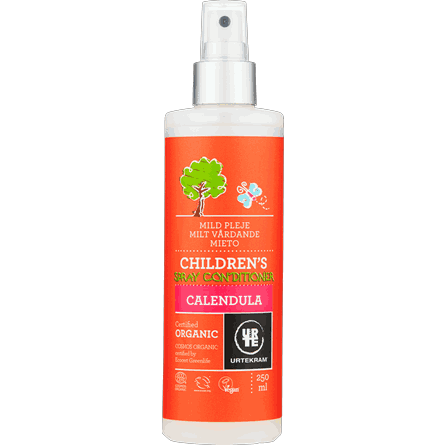 Urtekram Childrens Spray Conditioner Calendula 250 ml - Lasten hiustenhoitosuihke