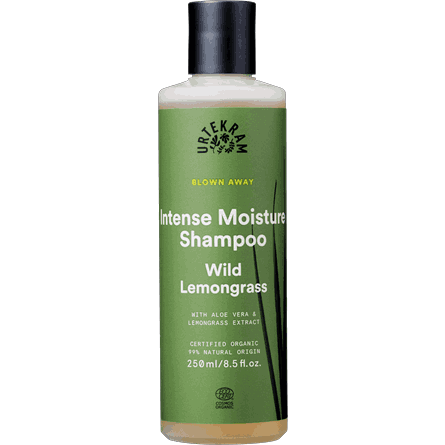 Urtekram Intense Moisture Shampoo Wild Lemongrass 250 ml