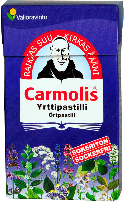 Carmolis Yrttipastilli, sokeriton