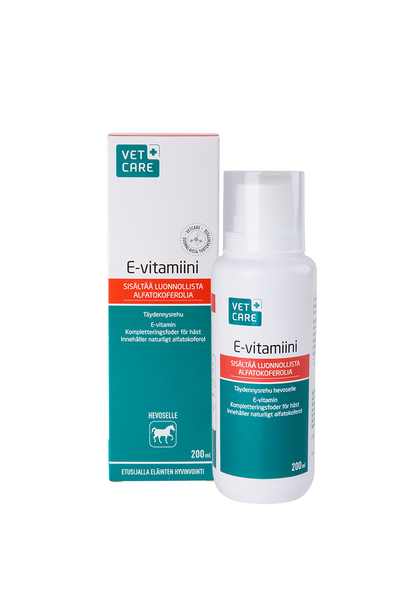Vetcare E-vitamiini koirille ja hevosille 200 ml