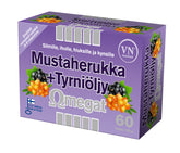 Mustaherukka + Tyrniöljy Omegat 60 kaps.