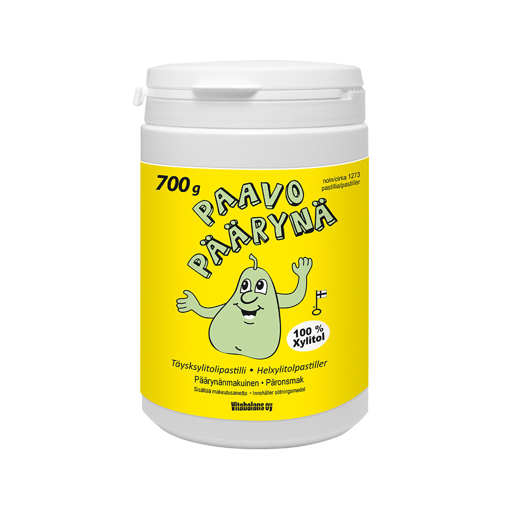 Vitabalans Paavo Päärynä Täysksylitolipastilli 700 g