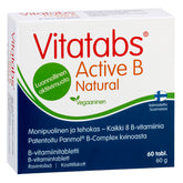 Vitatabs Active B Natural - B-vitamiinitabletti 60 tabl.