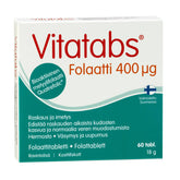 Vitatabs Folaatti 400 µg - Foolihappotabletti 60 tabl.