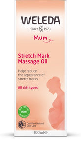 Weleda Mum Stretch Mark Massage Oil - Hierontaöljy raskausarpien ehkäisyyn 100 ml