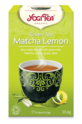 Yogi Tea Matcha Lemon Vihreä Tee 17 Teepussia