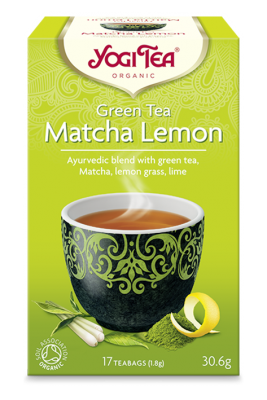 Yogi Tea Matcha Lemon Vihreä Tee 17 Teepussia